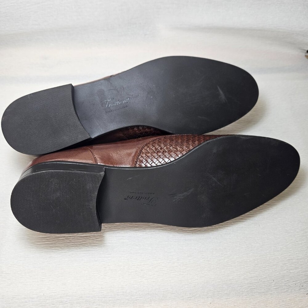 Lizzie Trotters Tailored Oxford Shoes Brown Leather NWOT 10N - Picture 10 of 10